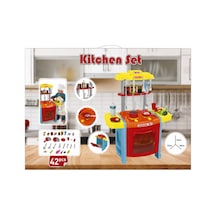 S00092214 Mutfak Set Fırın/ocak 42prç Ses Işık Kırmızı