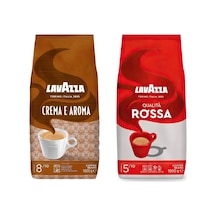 Lavazza Crema E Aroma 1kg+ Lavazza Qualita Rossa 1 Kg Çekirdek Kahve