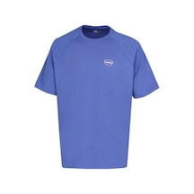 Hummel Inter Erkek Mavi Yuvarlak Yaka Tişört Mavi