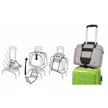 Yüksek Kalite Bir Çanta Askısı Ekleyin Seyahat Bagaj Bavul Ayarlanabilir Kemer Bungee Kolay Taşıma