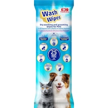 Bio Petactive Köpek Tüy Pati Temizleme Yıkama Mendili Havlusu 25'li