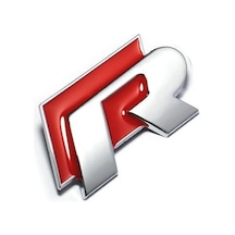 R civatalı ön panjur logosu-kırmızı / YACI155