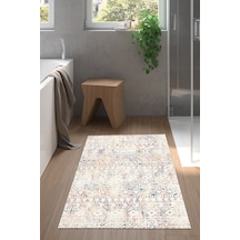Dekoreko Kaymaz Taban Djt Banyo Halısı Trend Iskandinav F5139 Bej