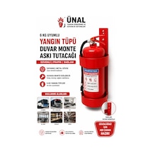 6 Kg Yangın Tüpü Askı Aparatı Duvar Montajlı Metal Yangın Söndürme Tüpü Tutucu Tır Kamyon