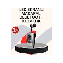 Profesyonel Bluetooth Kulaklık Klipsli Titreşimli Dijital Göstergeli - Karbul4389-2509 Renkli