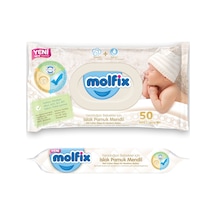 Molfix Yenidoğan Islak Pamuklu Mendil 50'Li