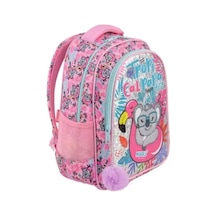 Muggle Okul Çantası Tropikal Pradice Pembe Mu-8904