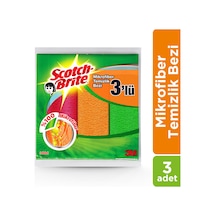 Scotch Brite Mikrofiber Temizlik Bezi 3 Adet Çok Renkli