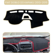 Fıat Doblo D3 Kapaklı 2013-15 Modellerine Uyguntorpido Koruma Halısı Bej Kenar