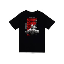Jujutsu Kaisen - Sukuna - Anime Baskılı Unisex %100 Pamuk Siyah T-shirt SIYAH Jujutsu Kaisen - Sukuna - Anime Baskılı Unisex %100 Pamuk Siyah T-shirt SIYAH