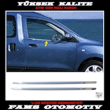 Dacia Dokker Krom Cam Çıtası 2 Prç. 2012 Üzeri P. Çelik