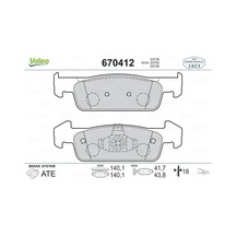 Valeo 670412 On Fren Balatasi 410602396r 410609646r 8660003852