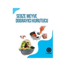 Dilimleyici Ve Rende Bıçaklı Çok Amaçlı Mutfak Aleti Çok Renkli
