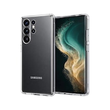 Samsung Galaxy Uyumlu , S26 Ultra Lüx Şeffaf Silikon - Şeffaf