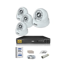 IDS D-2028HD-SET4-320 4 Kameralı 1080P Full HD 5 MP Sony Lensli Kamera Seti - 2028