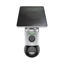 Tiandy 3 Megapiksel 2 Kameralı 4g Pan-tilt Dome Solar Kamera - Sesli