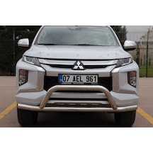 Mitsubishi L200 Ön Koruma Krom 2010-2014 Pst14 Mitsubishi L200 Ön Koruma Krom 2010-2014 Pst14
