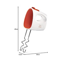 Ariete Mixy El Mikseri 1541/00 - Çırpma Teli, 250 Watt, Hamur Yoğurma, 5 Kademeli Hız Ayarı, 2 Çırpıcı Ve 2 Yoğurma Kancası 002