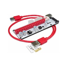 Ver008s Riser Kart - Pcı-ex 1x To 16x Usb 3.0 Ekran Kartı Uzatma Mining Adaptörü