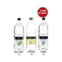 Kemal Kükrer Beyaz Sirke 2 L Klasik, Limonlu, Aloe Veralı 3 Lü Paket
