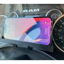 Dodge Ram Uyumlu Gösterge Paneli Üstü Telefon Tutucu - Araç İçi Multimedya Ve Navigasyon Standı