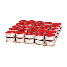 Kırmızı Tealight Mum 50'li Kırmızı