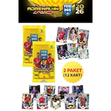 Fifa 365 Adrenalyn Xl 2026 Trading Card Futbolcu Kartları 2 Paket 12 Kart