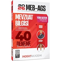 Yeni Ags - İndeks Akademi 2026 Meb-ags Mevzuat Bilgisi 40 Deneme Çözümlü - Emrah Vahap Özkaraca, Zeynep Salman İçli İndeks Akademi Yayıncılık