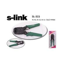 S-link Sl-315 Rj-45-rj-12-rj-11 Üçlü Pense