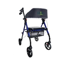 Loco Alüminyum Lüks Rollator Hafif Gövde, Fren Sistemli, Oturmalı Yürüme Destek Aracı Plus Pr-885