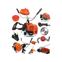Mager Turbo Metal Şanzıman Yan Tip Çim Biçme Tırpan Makinesi