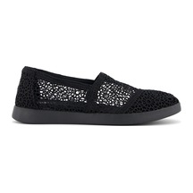 Espadril / Keten Kadın 10021549 Toms Alpargata Plus Moroccan Crochet Black Siyah