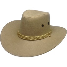 Xiaosansan Erkek Şapkaları Sıcak Satış Açık Siperlik Kovboy Şapkası -bej
