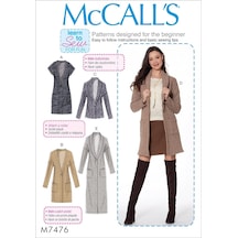 Mccall&apos S Patterns Kesim Desenli Yelek Ve Ceket, Çok Renkli, Ölçüler Xsm-med-p, 78 X 152 X 0,64 Cm
