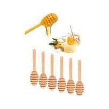 24 Adet 9 CM Mini Ahşap Bal Kaşığı