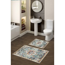 Alanur Trend Kaymaz Taban Dijital Banyo Takımı Kt429 Yeşil