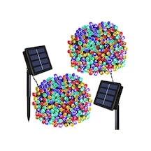 Solar Güneş Enerjili Dış Bahçe 8 Modlu 10 Metre 120 Led Dekoratif Aydınlatma
