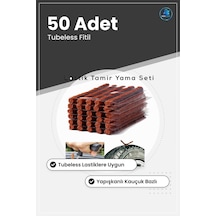 Lastik Tamir Fitili 50 Adet Tubeless Yapışkanlı Kauçuk Bakım Ürün