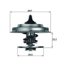 Termostat - Alfa Romeo Gt - Mahle-termostat-tx1871