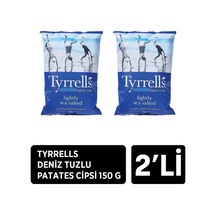 Tyrrells Deniz Tuzlu Patates Cipsi 2 X 150 G - 3 Adet Tarı