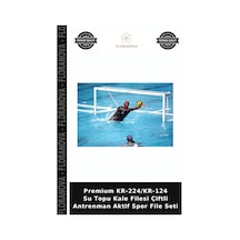 Premium Kr-224/kr-124 Su Topu Kale Filesi Çiftli Antrenman Aktif Spor File Seti Çok Renkli