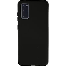 Samsung Galaxy Uyumlu S20 Kılıf Nano İçi Kadife Silikon - Siyah Bzsxx00 1
