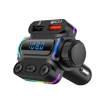 P7 Pd20w Qc3.0 Çift Hızlı Şarj Araba Mp3 Çalar Fm Verici Renk Kutusu