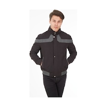 Sposo 1090 Su Itici Kumaş Regular Kalıp Siyah Erkek Mont Siyah