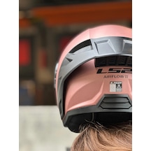 Ls2 Aırflow 2 Rose Gold Kask Gold Vizör Spoiler Rose Gold
