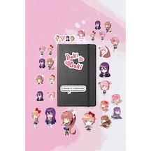 Doki Doki Literature Club Paketi/bullet Journal Defter Çıkartma Ajanda Laptop Etiket, 8674163524685 Diğer