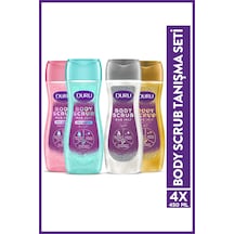 Body Scrub Duş Jeli Tanışma Seti 4x450ml Gold, Crystal, Pink, Ice Diğer