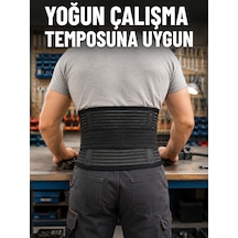 Bel Destek Korsesi Çift Sıkma Bantlı Ayarlanabilir Elastik Bel Kemeri