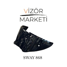868 Siyah Kask Camı / Black Vizör