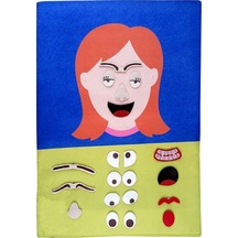 Kız Yüz Ifadesi Pano - Cırt Cırtlı